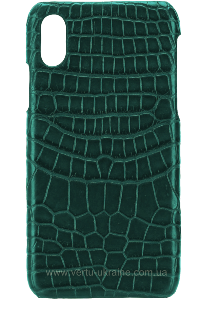 Чехол из крокодила на Iphone Xs